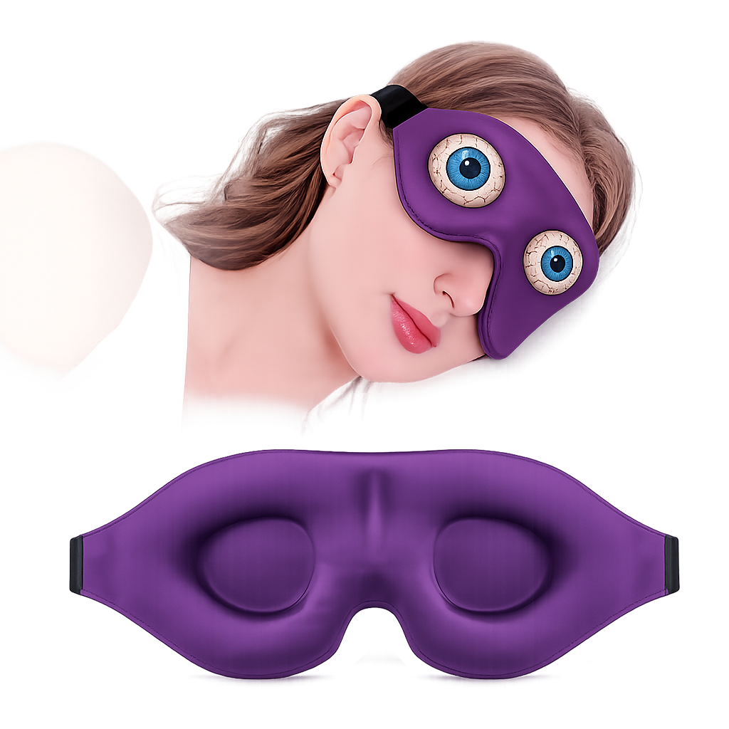 3D Sovemaske med trykk