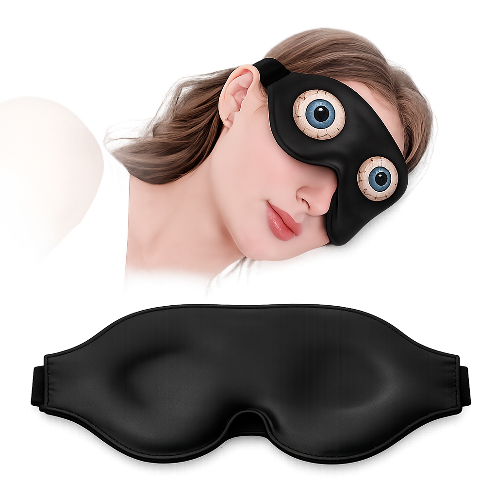 3D Sovemaske med trykk